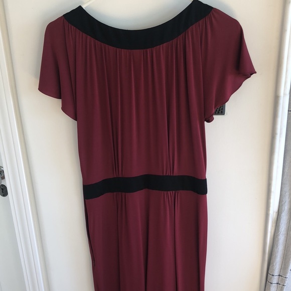 philosophy di alberta ferretti wine color dress size 4 worn once! - Picture 10 of 13